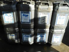 *Eight Part Used 25L Containers of Assorted Oils a