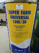 *1x25L of Super Farm Universal 10W30 Tractor Oil