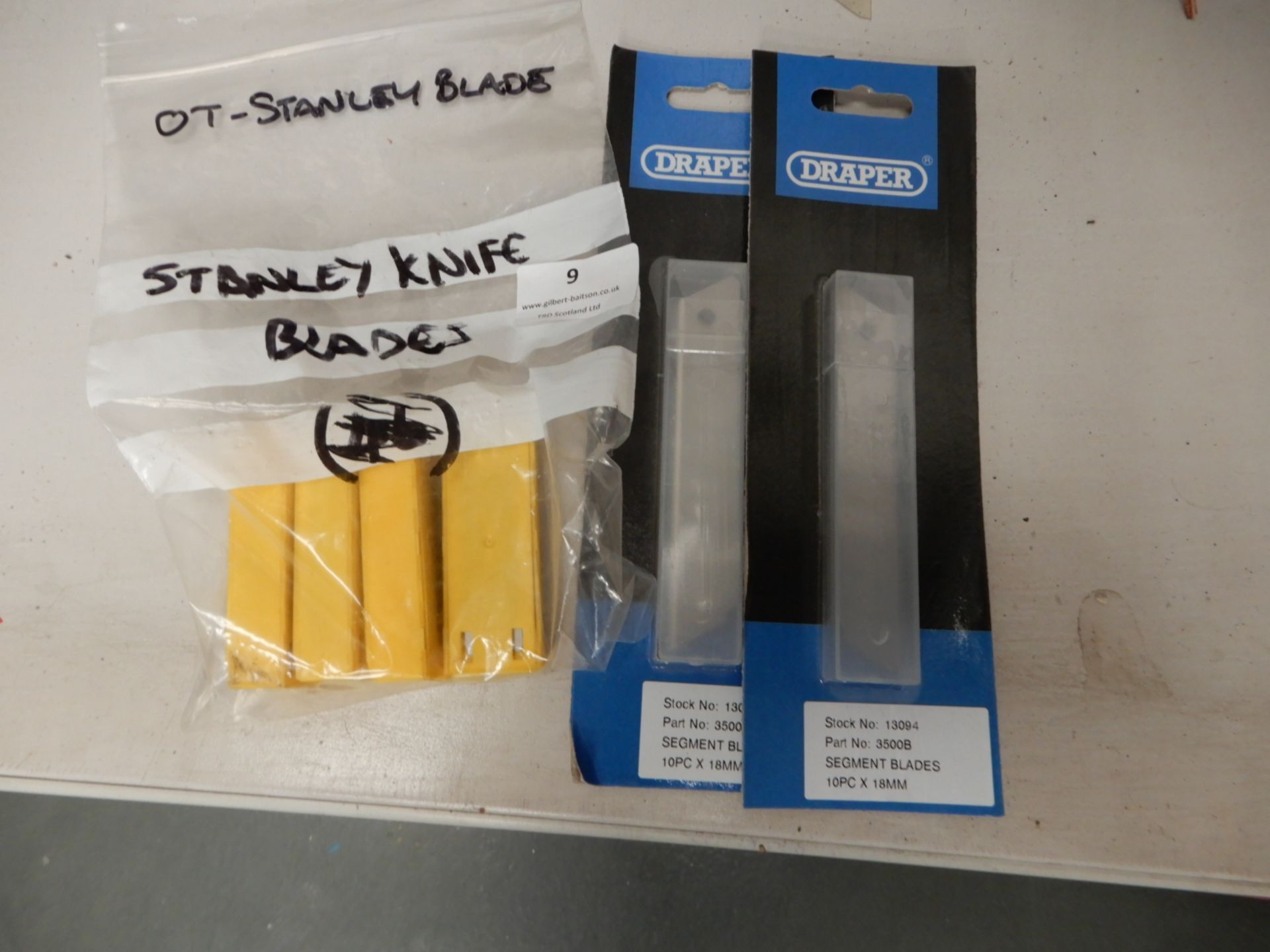 *Assorted Stanley Knife Blades and Draper Blades