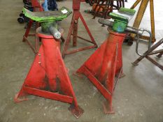 *Pair of Heavy Duty Commercial Axle Stands
