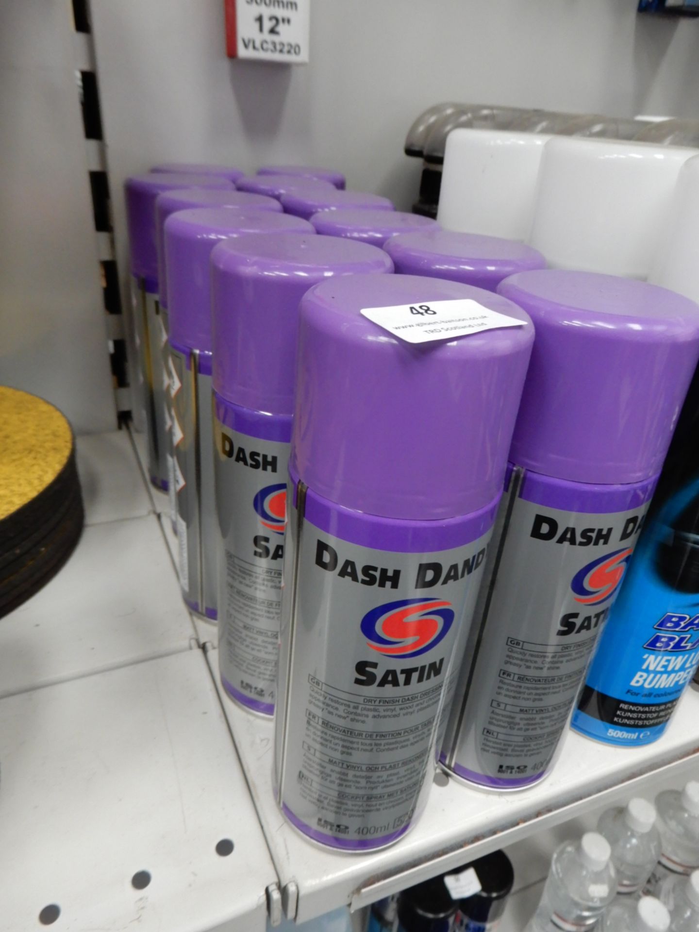 *12 Cans of Dash Dandy Dashboard Cleaner