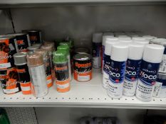 *Stock of Spray Paints and Tractor Paints