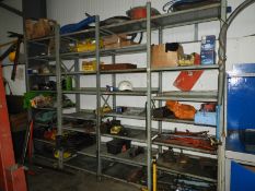 *Four Bays of Boltless Shelving with Adjustable Sh