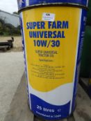 *1x25L of Super Farm Universal 10W30 Tractor Oil