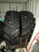*Pair of Continental HC70 580/70R38 Tractor Tyres Part No.11002076