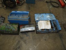 *Four Steel Toolboxes Containing Assorted Split Li