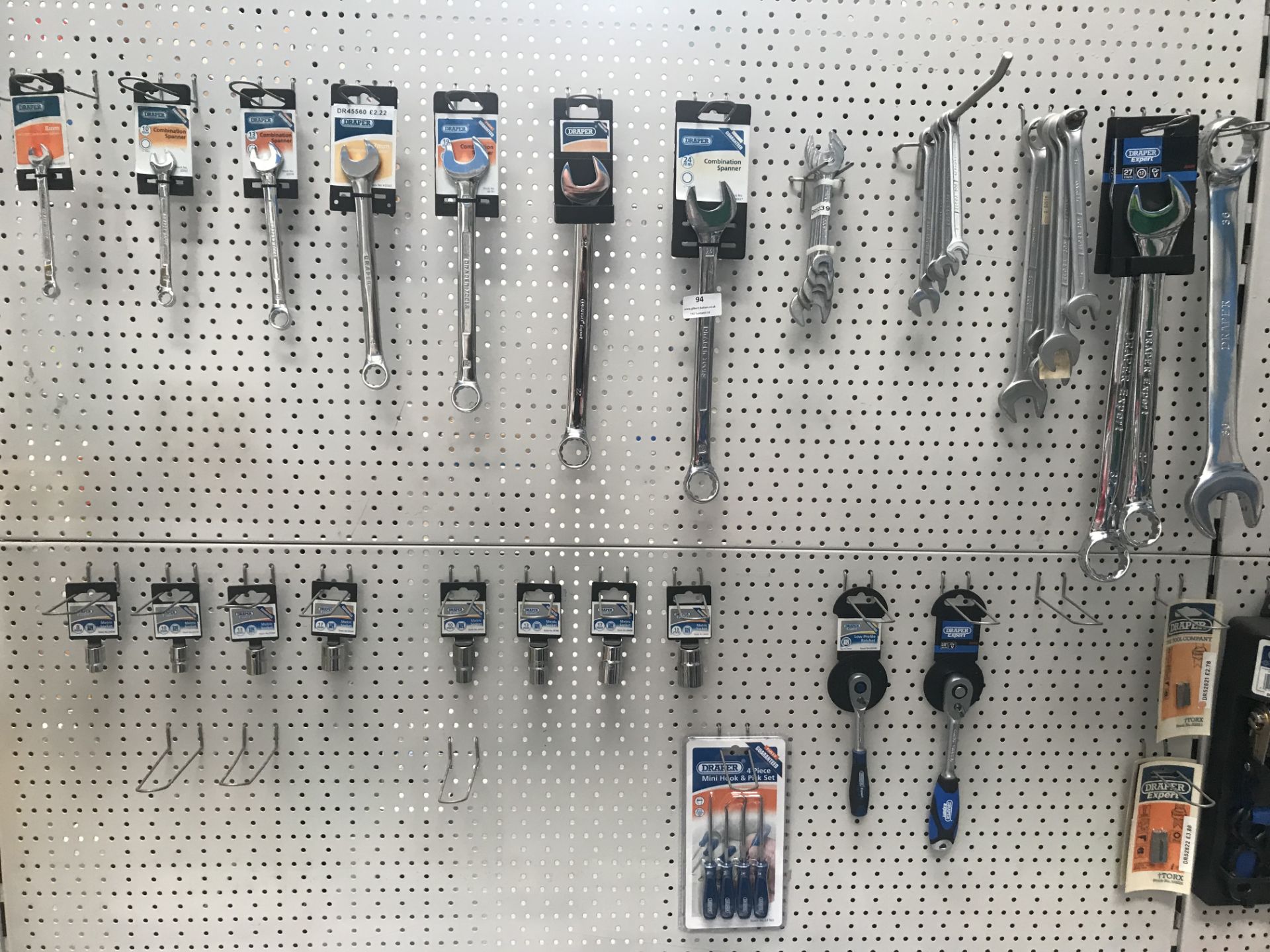 *Assorted Draper Tools Including Sockets, Ratchets