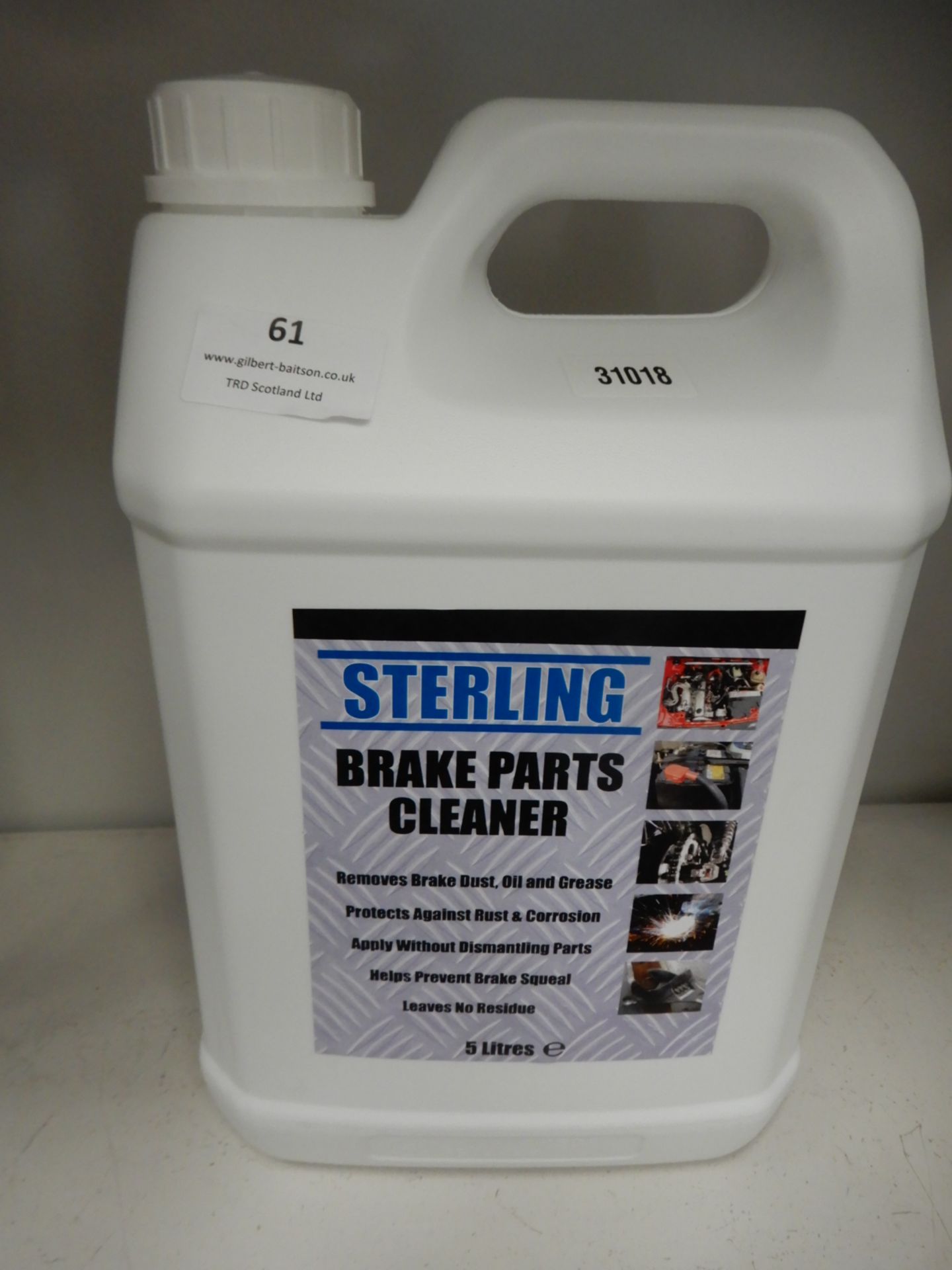 *5L of Brake Parts Cleaner