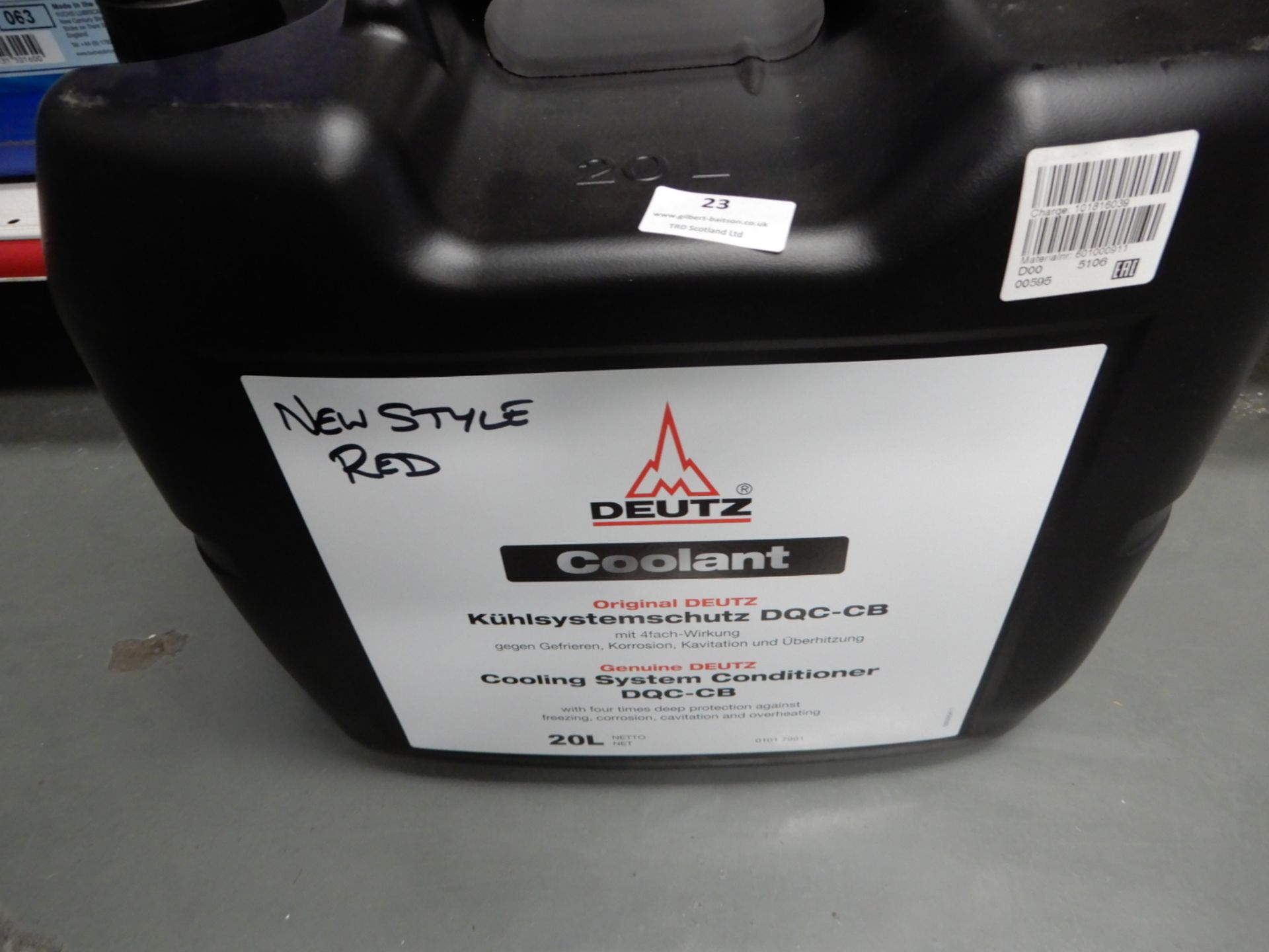 *1x20L of Deutz Coolant DQC-CB