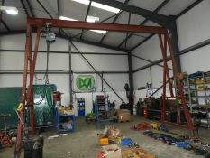 *Mobile Overhead Lifting Gantry Complete with Set