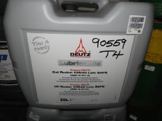 *1x20L of Deutz Oil Rodon 10W40 Engine Oil