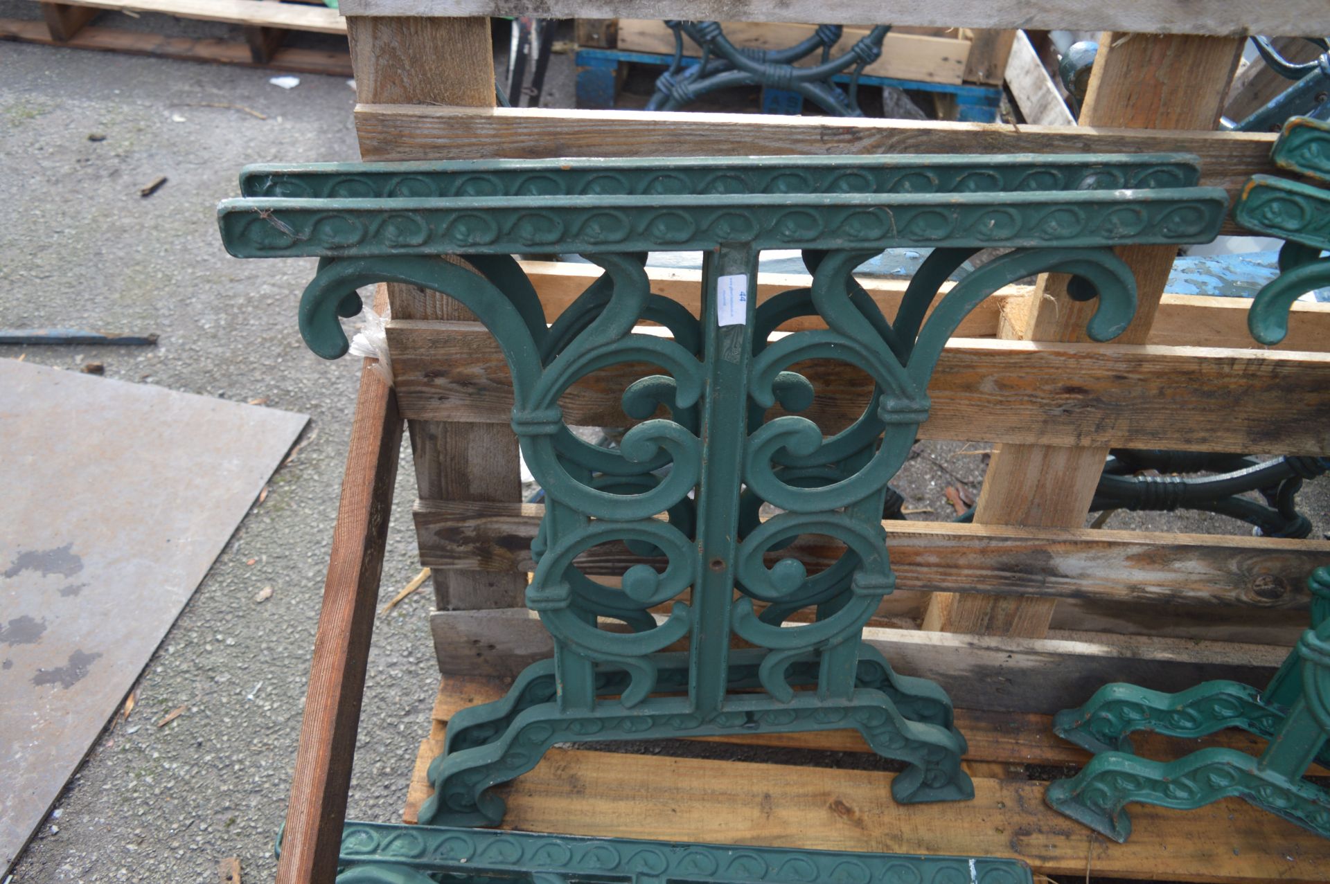 Pair of Cast Iron Table Legs