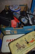 Box of Tools and Fitting Including Drill, Allen Ke