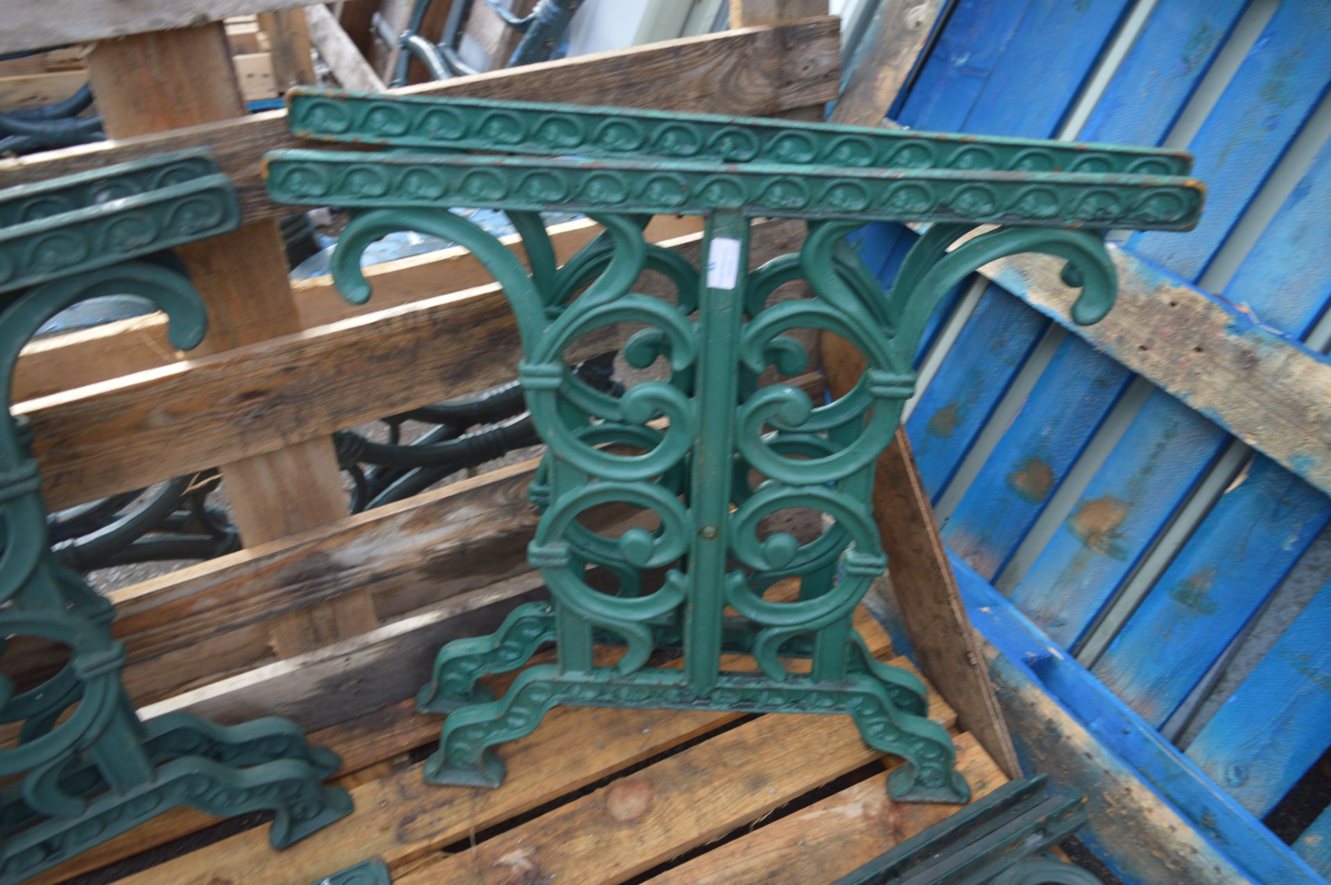 Pair of Cast Iron Table Legs