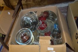 Box of Assorted Glassware; Glasses, Dishes, Bowls,