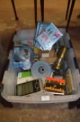 Box of Miscellaneous Items Including DVDs, Repro B