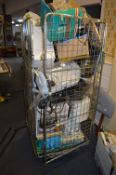 Cage Lot Containing Assorted Electrical Appliances including Cookers, Hoovers, Steam Mops, Mirrors