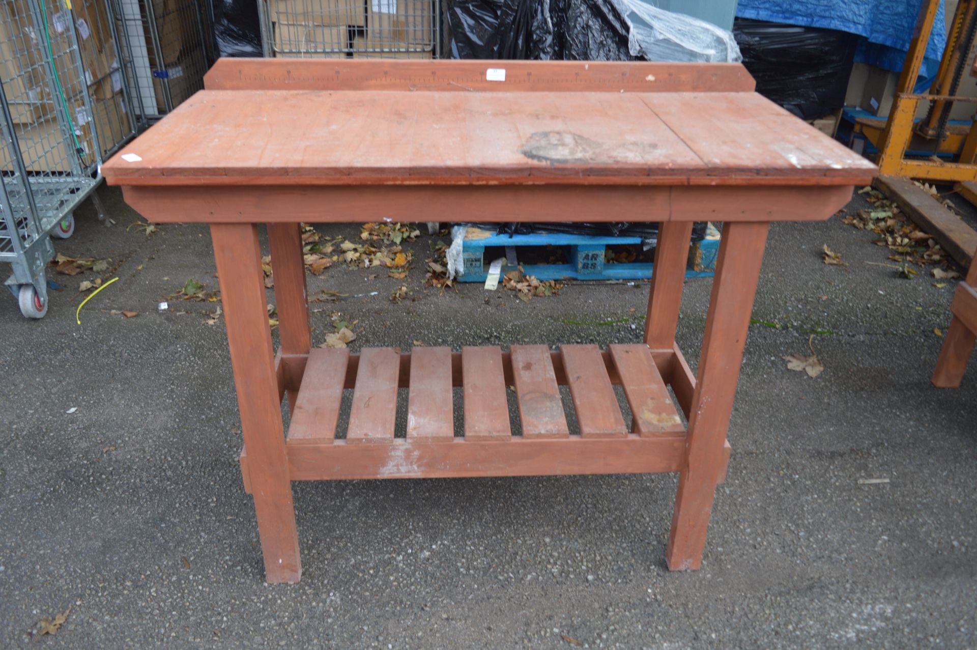 Wooden Work Bench