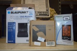 Portable 7" DVD Player, PC Pin Pad Reader and a Or