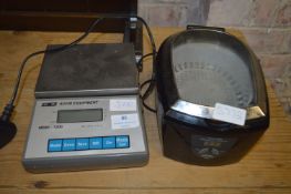 Adam Equipment Electric Scales and a Ultra Sonic J