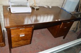 Vintage Six Drawer Desk