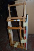 Ironing Board and a Quantity of Needlework Frames