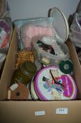 Box of Sewing Accessories Including Cotton, Lace E