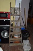 Set of Wooden Step Ladders