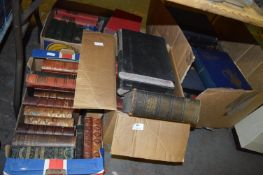 Four Boxes of Antique Books