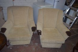 Two Beige Upholstered Chairs