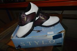 Pair of Duo Ladies Golf Shoes Size;3.5