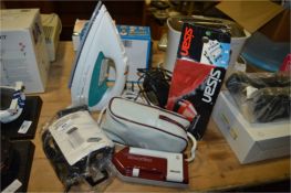 Travel Iron, Garment Steamer and Sissan Iron