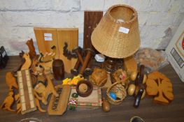 Quantity of Ornamental Wooden Items