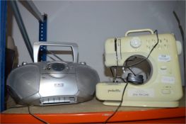 Prolectrix Sewing Machine and Bush Radio Cassette