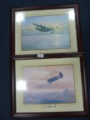 Two Framed Aviation Prints