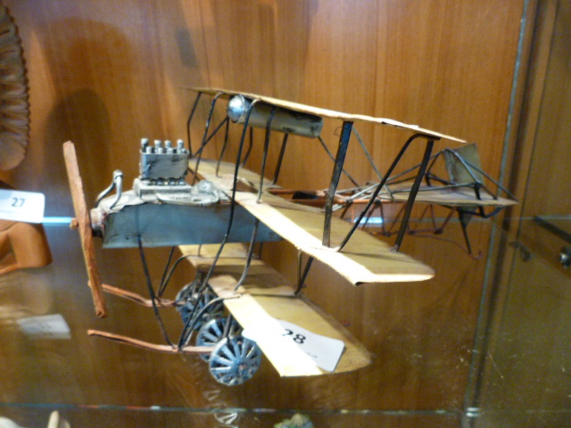 Early Aeroplane Figurine