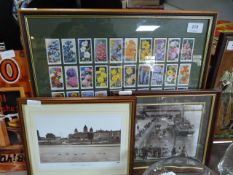 Framed Cigarette Cards and Pictures of Historical