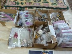 Large Quantity of Costume Jewellery Earrings, Neck