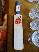 Small Cricket Bat - Ashes Series 2009 with Monty Panesar Signature