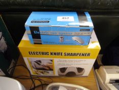 Electric Can Opener and Electric Knife Sharpener