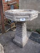 Stone Birdbath