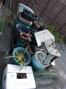 Large Quantity of Garden Accessories Including Wat