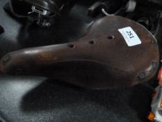 Vintage Brooks B66 Leather Bicycle Saddle