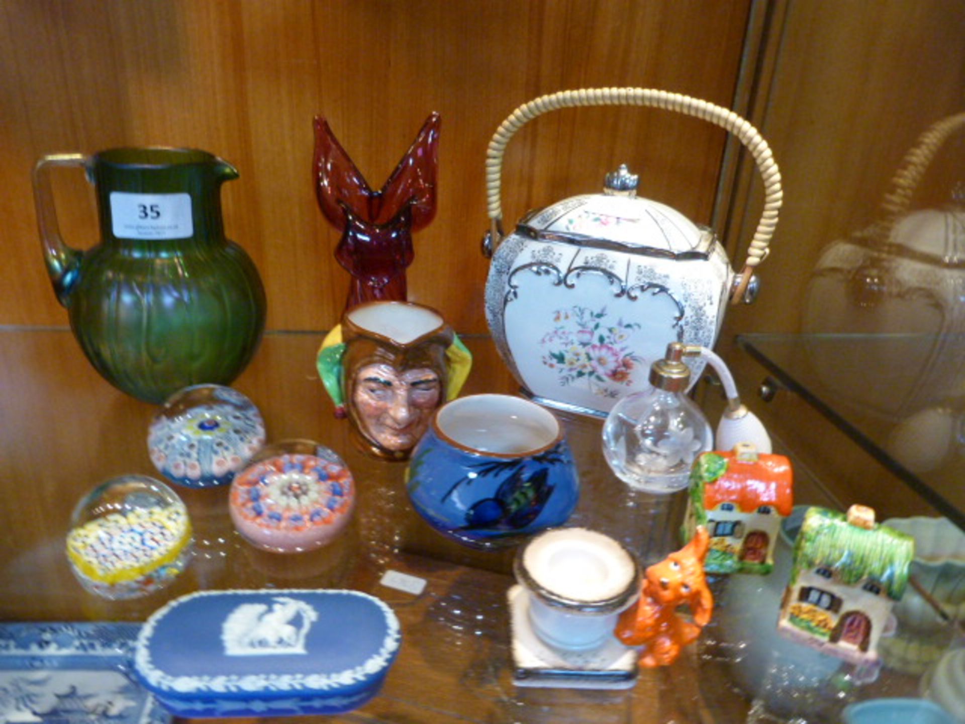 Mixed Lot Including Paperweights, Royal Doulton, J