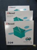 Three Boxes of Rexel Multi Files