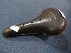 Olympian 56L Leather Bicycle Saddle