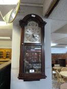 Mahogany Cased Wall Clock