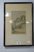Framed Print - The Old House, Amsterdam by T. Wagh