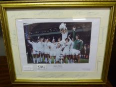 Framed Picture - Leeds United FA Cup Winners 1973