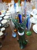 Assorted Decorative Glass Flower Vases